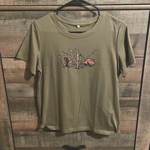 Cactus graphic print tee